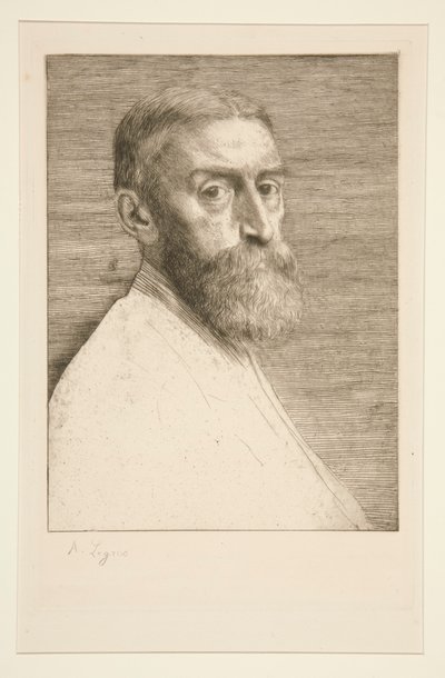 Portret van E.J. Poynter, Esq. door Alphonse Legros