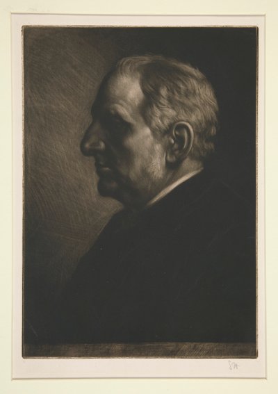 Portret van Seymour Haden door Alphonse Legros