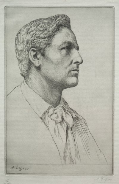 Portret van Sir Charles Holroyd door Alphonse Legros