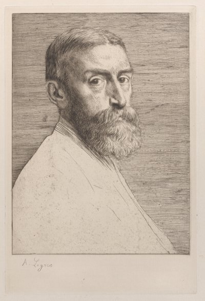 Portret van Sir Edward John Poynter, 1877 door Alphonse Legros