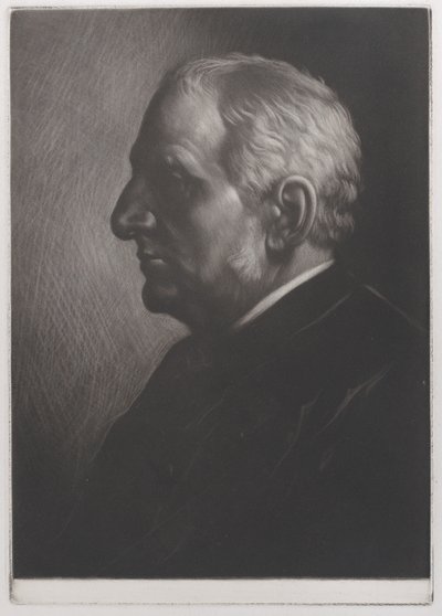 Portret van Sir Francis Seymour Haden, 1881 door Alphonse Legros