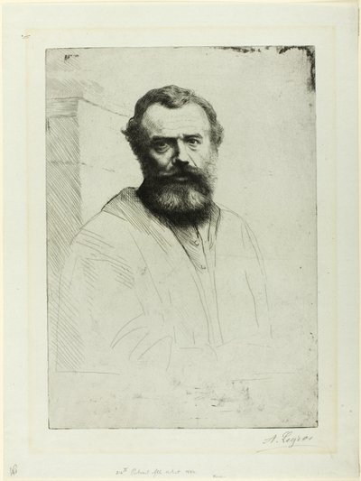 Portret van de Kunstenaar door Alphonse Legros