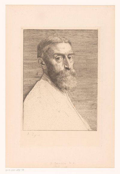 Portret van Edward Poynter door Alphonse Legros