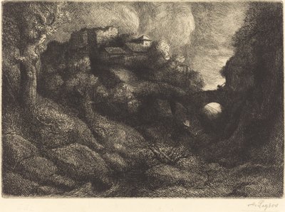Herinnering aan Italië door Alphonse Legros
