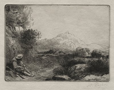 Rust van de Reiziger door Alphonse Legros