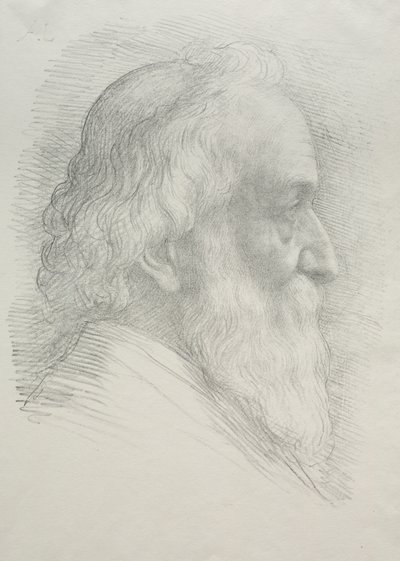 Zelfportret (10e plaat) door Alphonse Legros