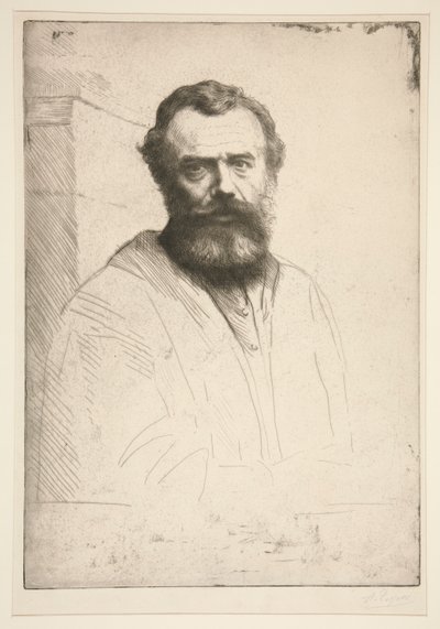 Zelfportret door Alphonse Legros