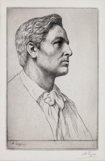 Sir Charles Holroyd (1861-1917) kunstenaar door Alphonse Legros