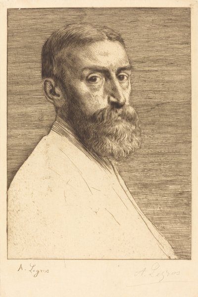 Sir E.J. Poynter, P.R.A., 1877 door Alphonse Legros