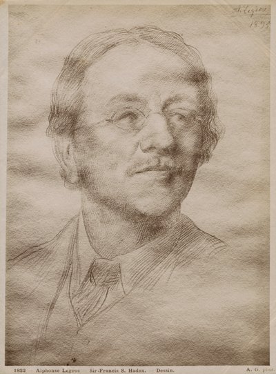 Sir Francis Seymour Haden Junior, 1895 door Alphonse Legros