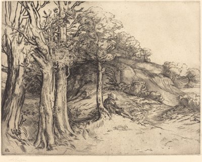 Solitude door Alphonse Legros