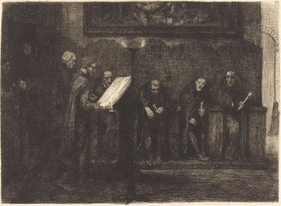 Spaanse zangers door Alphonse Legros
