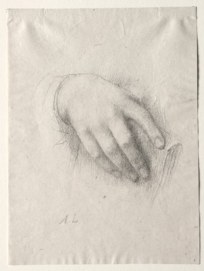 Studie van handen door Alphonse Legros
