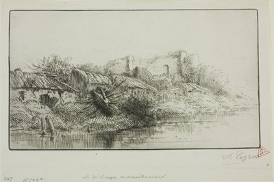Het Verlaten Dorp door Alphonse Legros