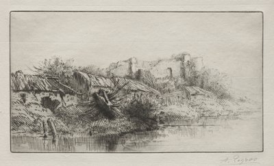 Het verlaten dorp door Alphonse Legros