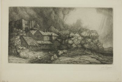 De Abdijboerderij door Alphonse Legros