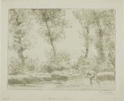 De oevers van de Liane door Alphonse Legros