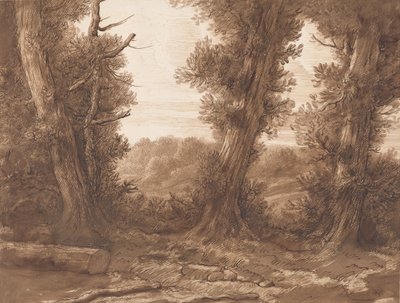 De Grote Bomen door Alphonse Legros