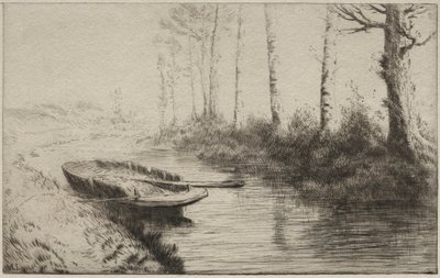 Het Kanaal, Ochtend door Alphonse Legros