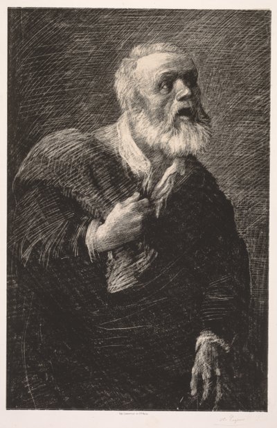 De nachtroeper door Alphonse Legros