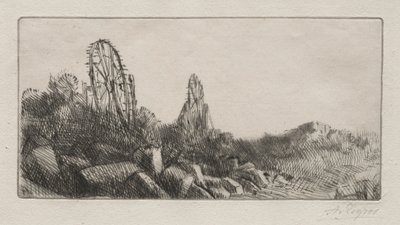 De oude steengroeven van Montrouge door Alphonse Legros