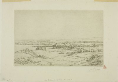 De Vlakte bij het Meer door Alphonse Legros