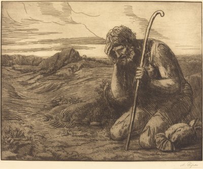 De verloren zoon, 6e plaat door Alphonse Legros