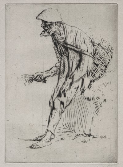 De Rode Anjelier Verkoper door Alphonse Legros