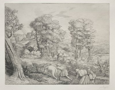 De terugkeer naar de boerderij (Le Retour à la Ferme) door Alphonse Legros