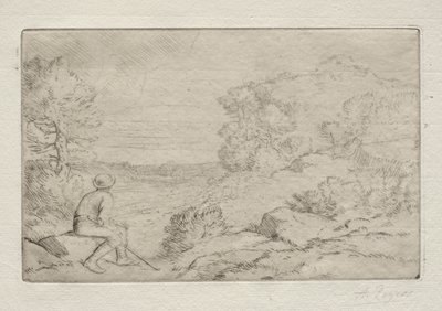 De Rotsen door Alphonse Legros