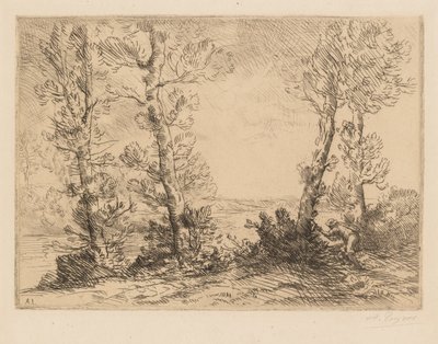 De Zalmvisser (Le Pêcheur du Saumon) door Alphonse Legros