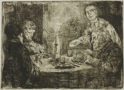 Het Avondmaal door Alphonse Legros