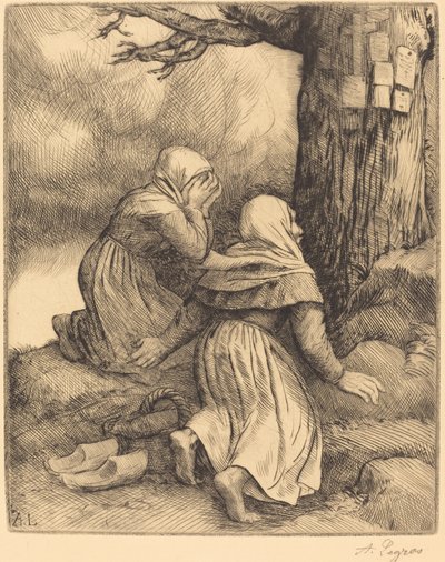 De boom van verlossing door Alphonse Legros