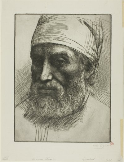 De twee hoofden door Alphonse Legros