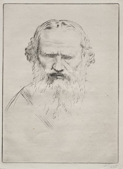 Tolstoi door Alphonse Legros