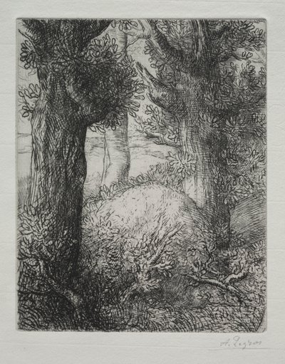 Gallische Tumulus door Alphonse Legros