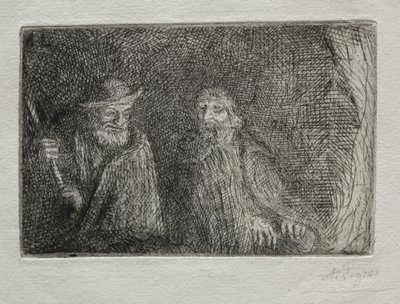 Twee herders door Alphonse Legros