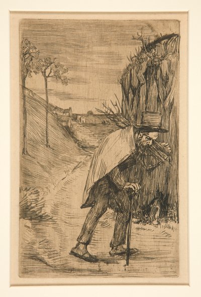 Een bedelaar door Alphonse Legros