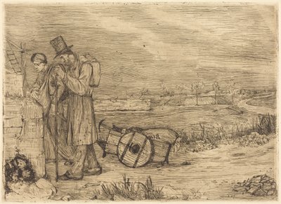 Landlopers van Montrouge door Alphonse Legros