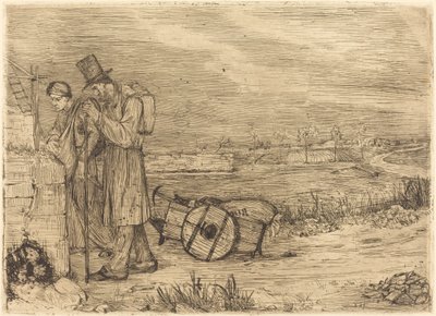 Zwerver van Montrouge door Alphonse Legros