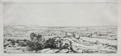 Vallei van de duinen (La Vallee des Dunes) door Alphonse Legros