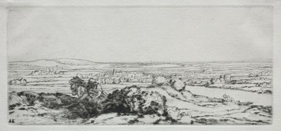 Vallei van de duinen La Vallée des Dunes door Alphonse Legros