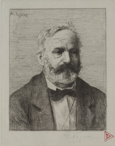 Victor Hugo door Alphonse Legros