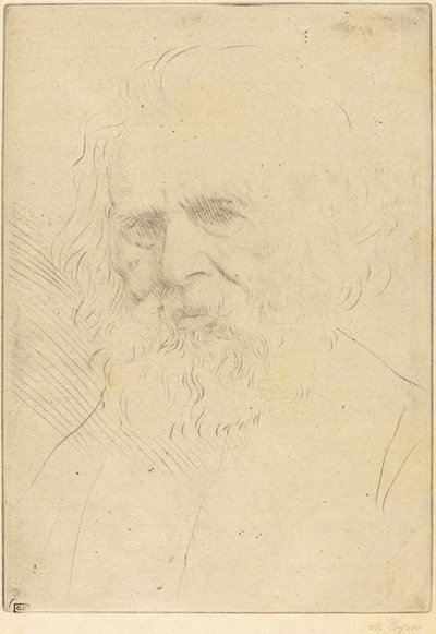 W.H. Longfellow, 1e plaat door Alphonse Legros