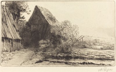 Het huis van de wagenmaker door Alphonse Legros