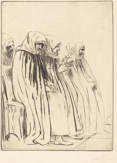 Vrouwen van Brussel Femmes de Bruges door Alphonse Legros