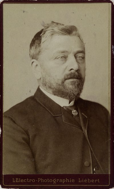 Portret van Gustave Eiffel 1832-1923, ca. 1886-1890 door Alphonse Liebert