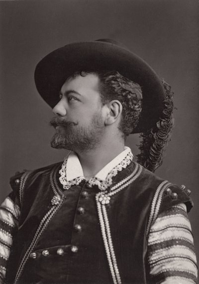 Portret van Victor Maurel (1848-1923) Franse bariton als Don Giovanni van Mozart - fotografie door Alphonse Justin Liebert (1827-1914) door Alphonse Liebert