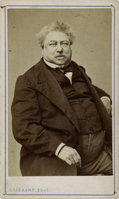 De auteur Alexandre Dumas père 1802-1870, 1870 door Alphonse Liebert