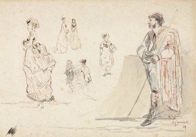 Schetsen van Figuren door Alphonse Marie Adolphe de Neuville